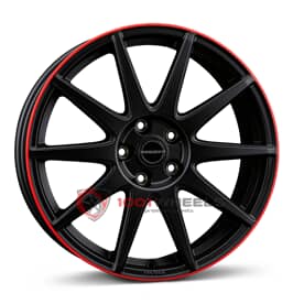 Borbet GTX black matt rim red