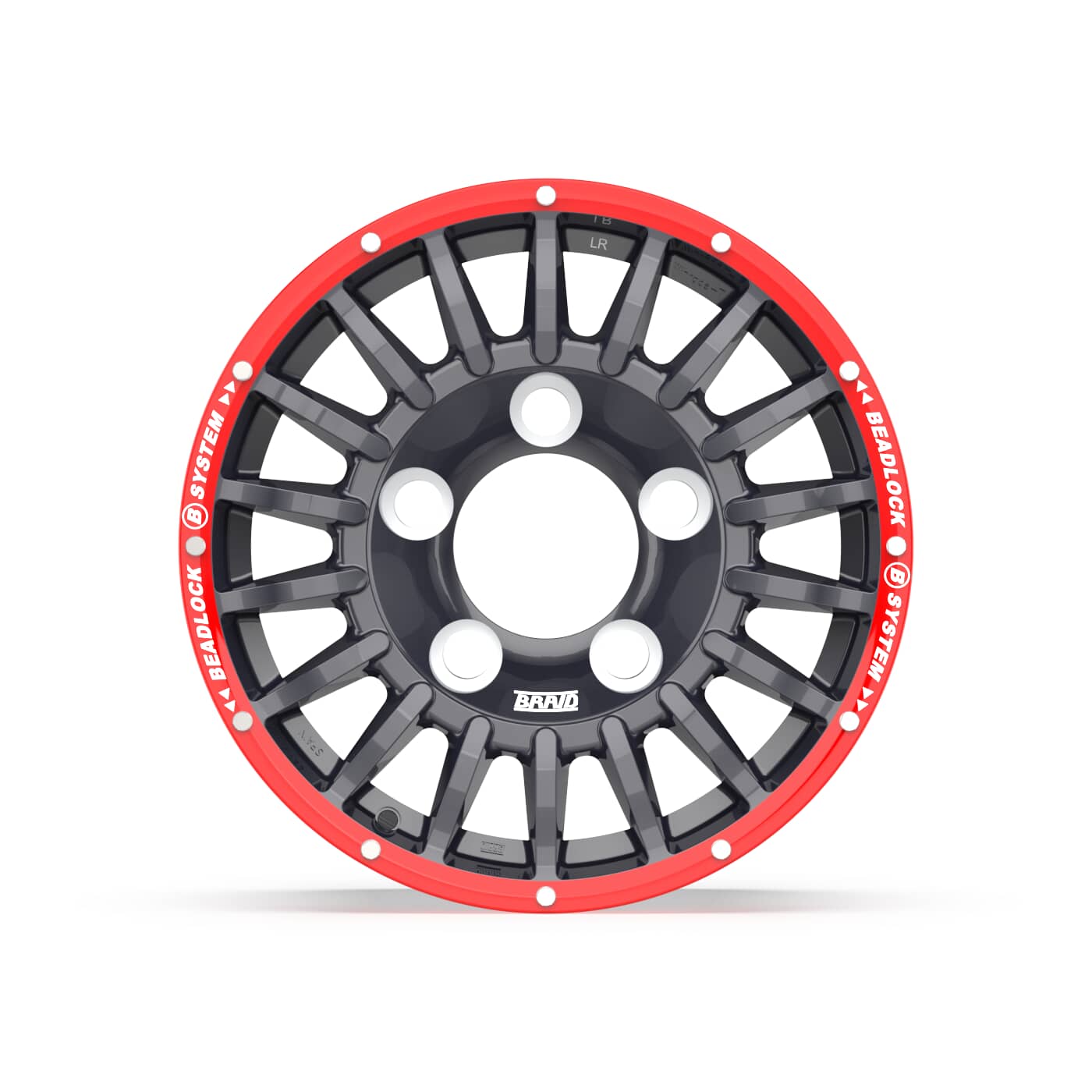 Braid Winrace TLR 4X4 Beadlock B Antracithe