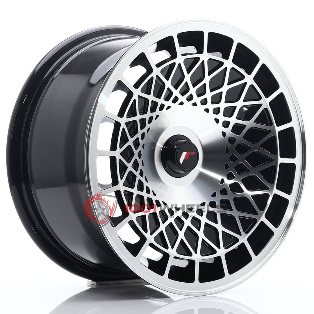 Japan Racing JR14 Gloss Black Machined Face