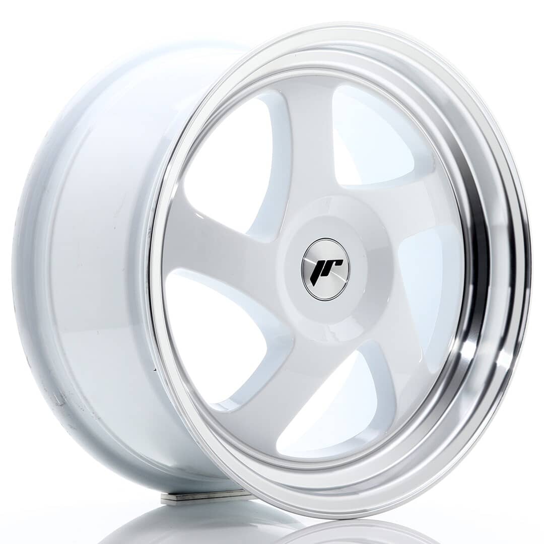 Japan Racing JR15 Personalizables White w/ Machined Lip