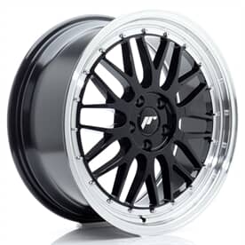 Japan Racing JR23 Personalizables Gloss Black w/ Machined Lip