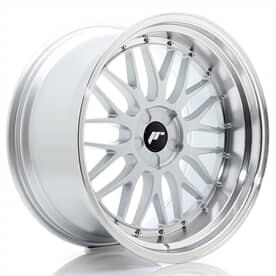 Japan Racing JR23 Personalizables Hyper Silver w/Machined Lip