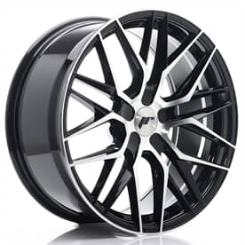Japan Racing JR28 Personalizables Gloss Black Machined Face