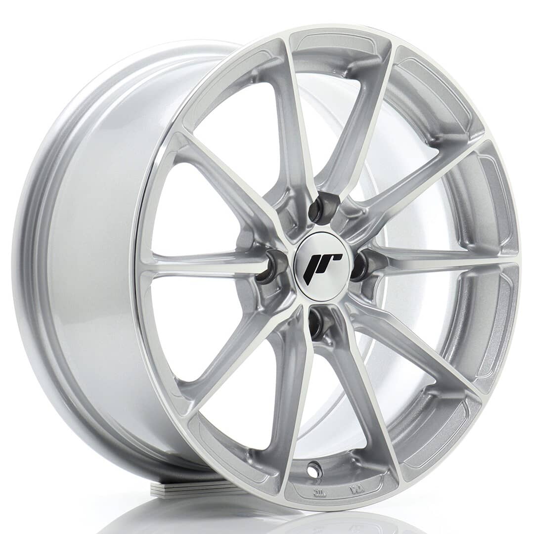 Japan Racing JR37 Personalizables Silver Machined