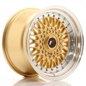Japan Racing JR9 Personalizables Gold w/Machined Lip