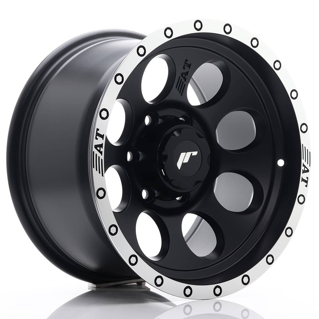 Japan Racing JRX4 Personalizables Matt Black w/Machined Lip