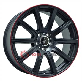 KESKIN KT16 MATT BLACK LIP RED