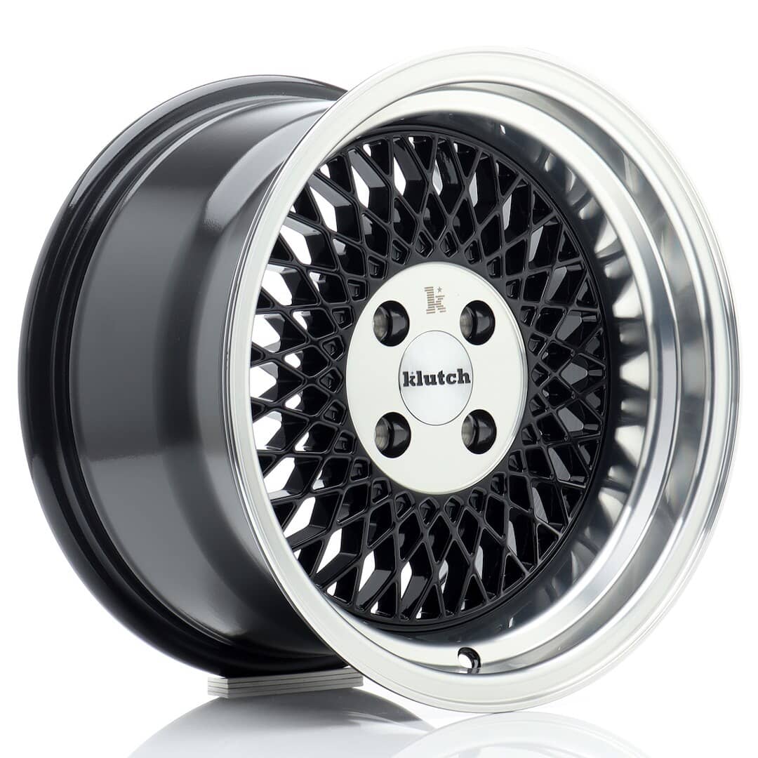 Klutch Wheels SL1 Gloss Black Machined Lip