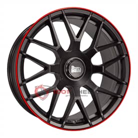 MAM GT1 MATT BLACK LIP RED