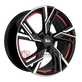 MAM RS5 BLACK FRONT POLISH RED INSIDE