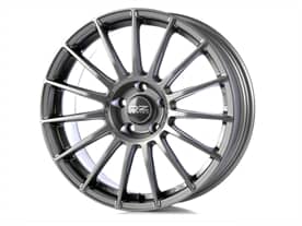 OZ Racing SUPERTURISMO LM MATT GRAPHITE SILVER LETTERING