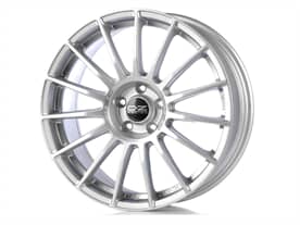 OZ Racing SUPERTURISMO LM MATT RACE SILVER BLACK LETTERING
