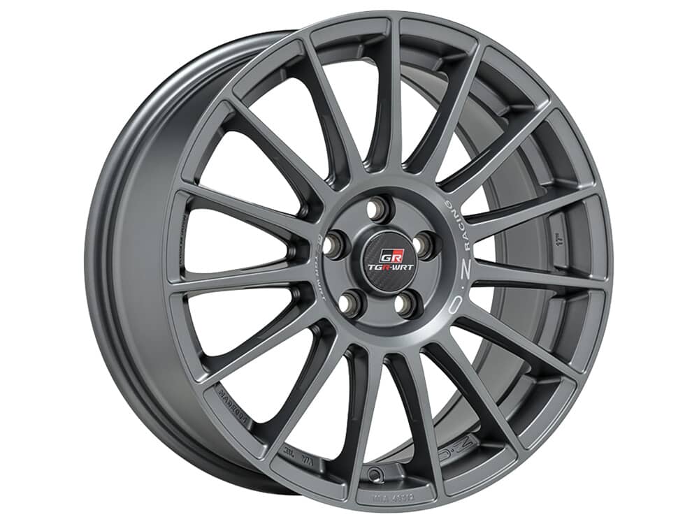 OZ Racing SUPERTURISMO TGR WRT MATT GRAPHITE SILVER LETTERING