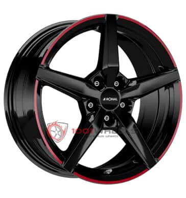 RONAL R69 MCR JETBLACK RED RIM