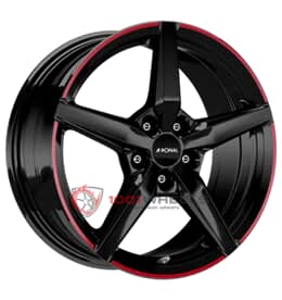 RONAL R69 MCR JETBLACK RED RIM