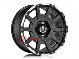 SPARCO SPARCO DAKAR MATT BLACK LIP POLISHED RIVETS